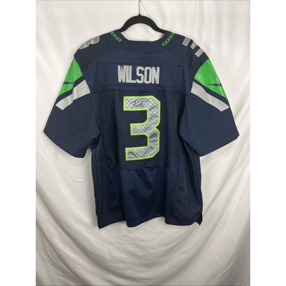 Seattle Seahawks Russell Wilson Signed Nike Jersey Unauthenticated Men's Size 48 - Picture 6 of 13